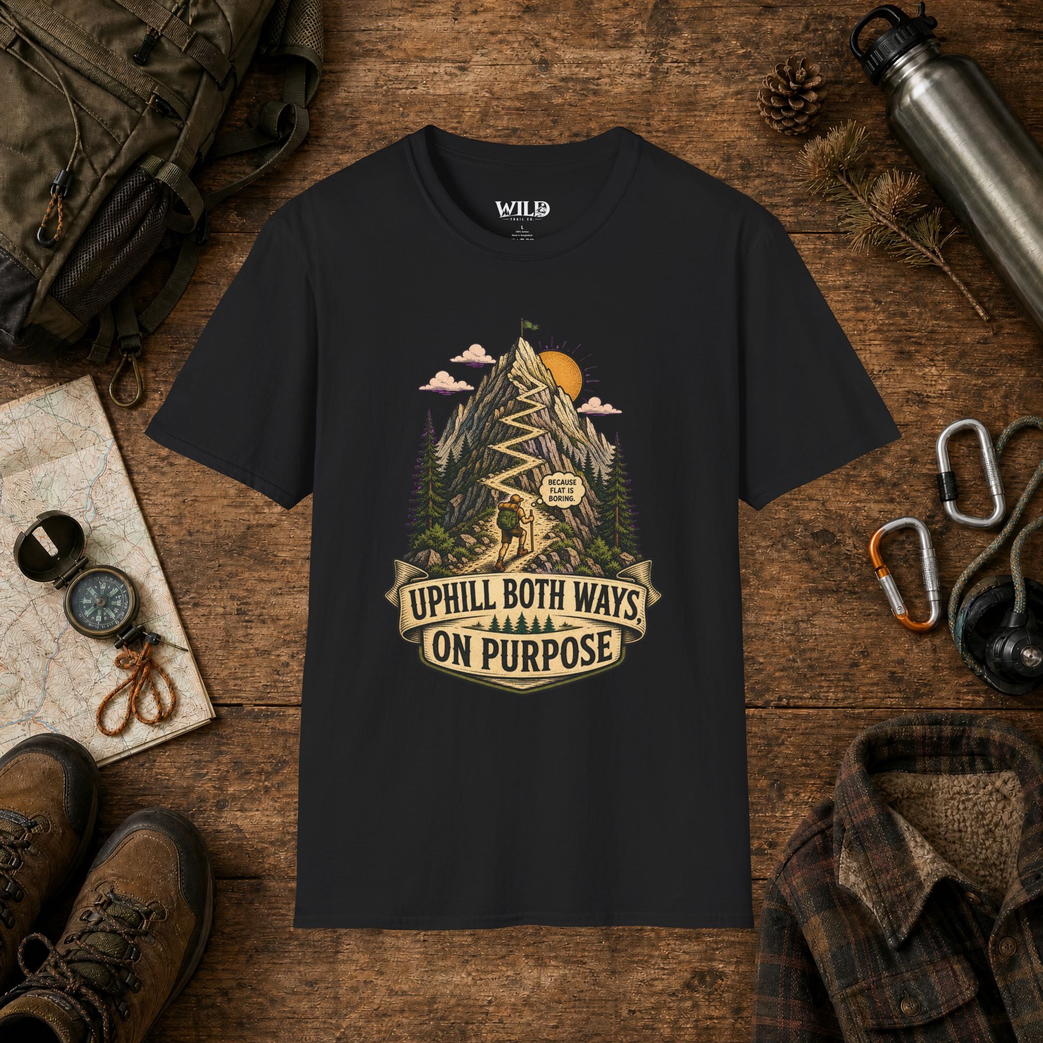 Flat is Boring T-Shirt