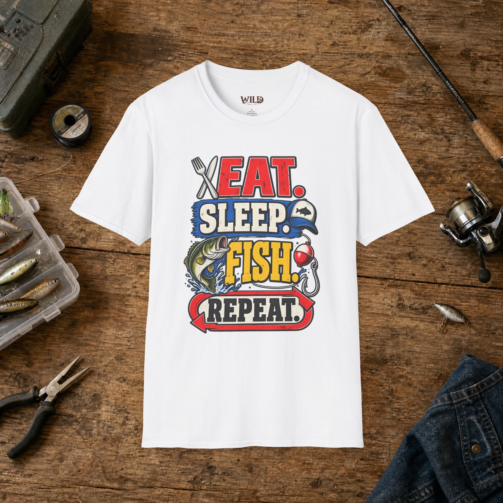 Eat Sleep Fish T-Shirt