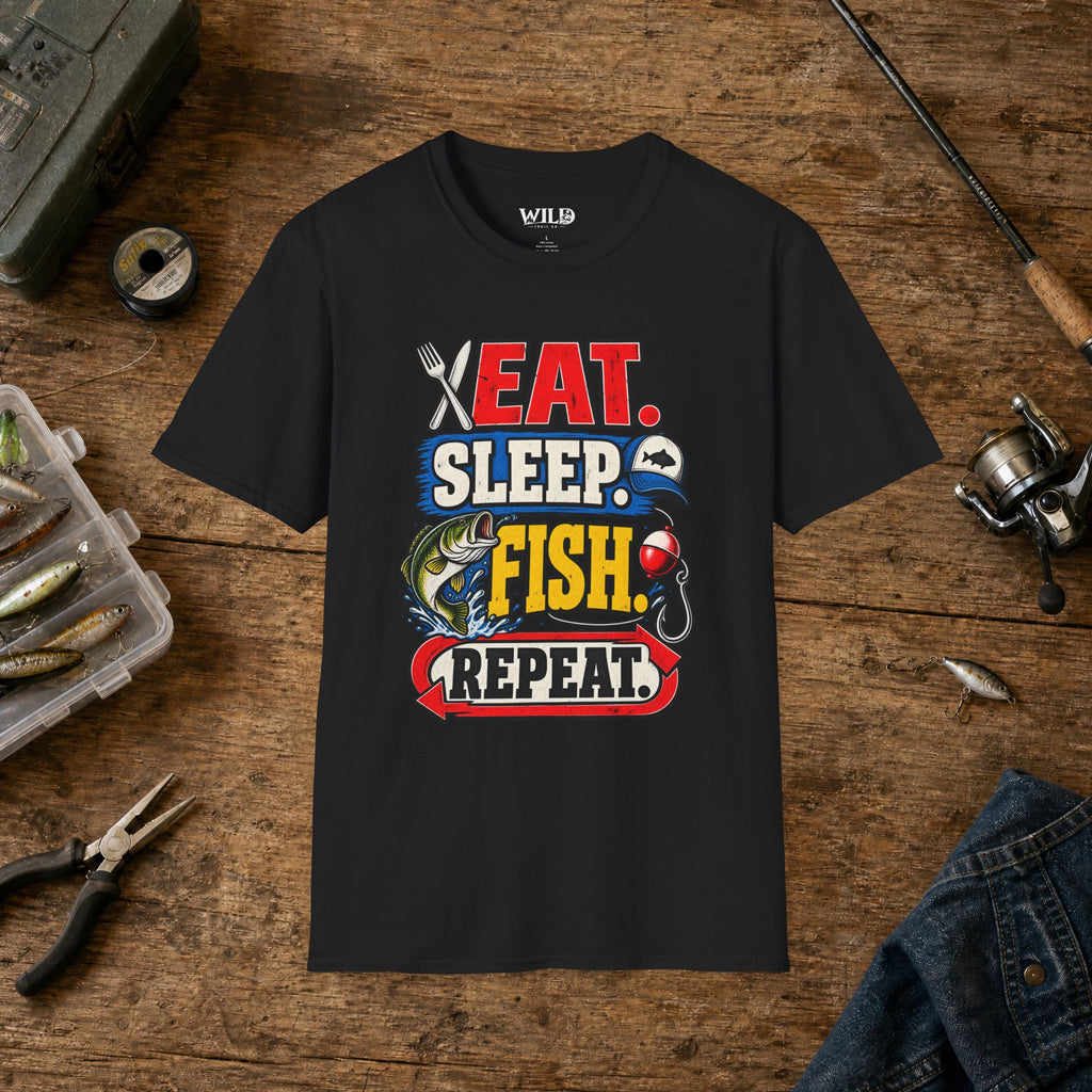 Eat Sleep Fish T-Shirt