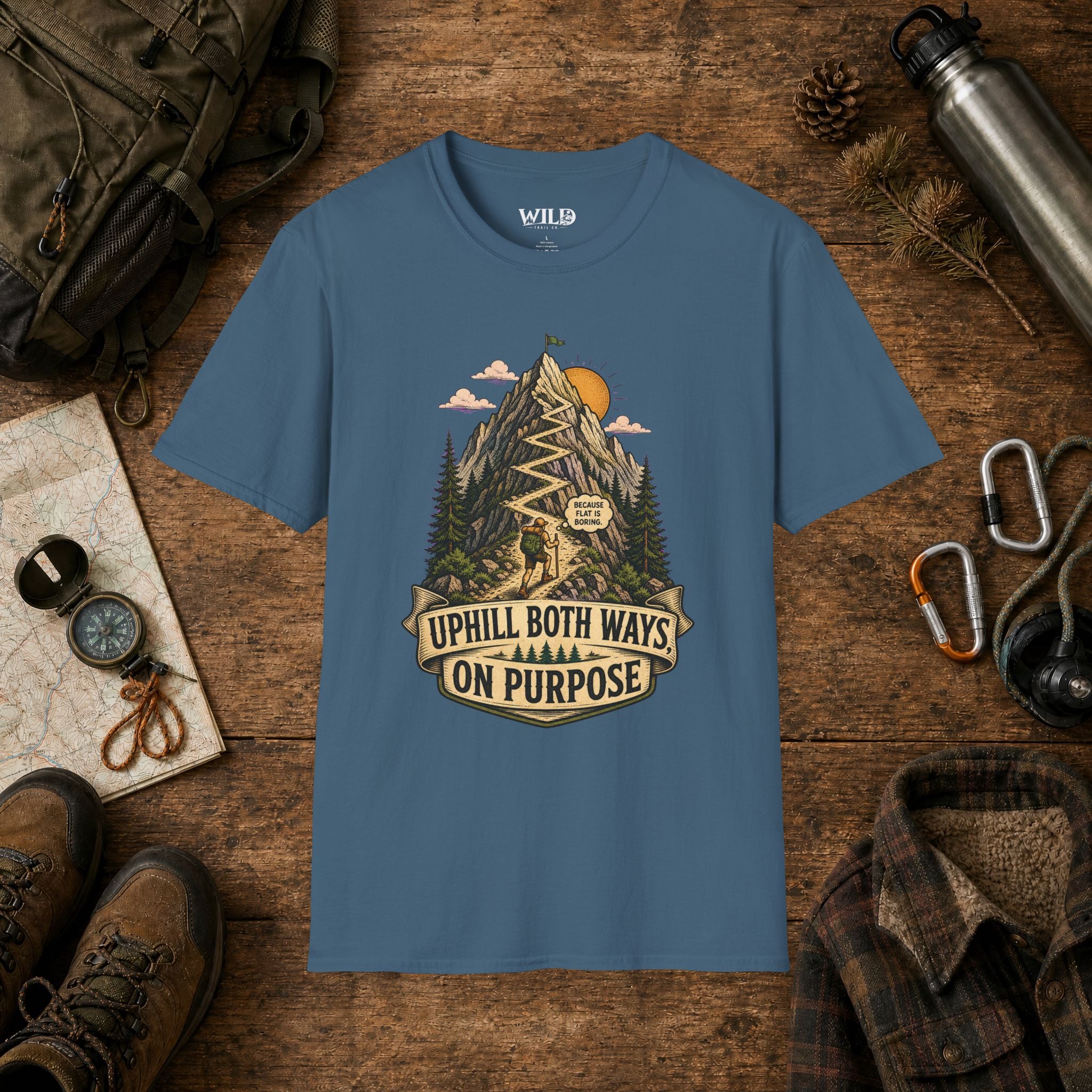 Flat is Boring T-Shirt