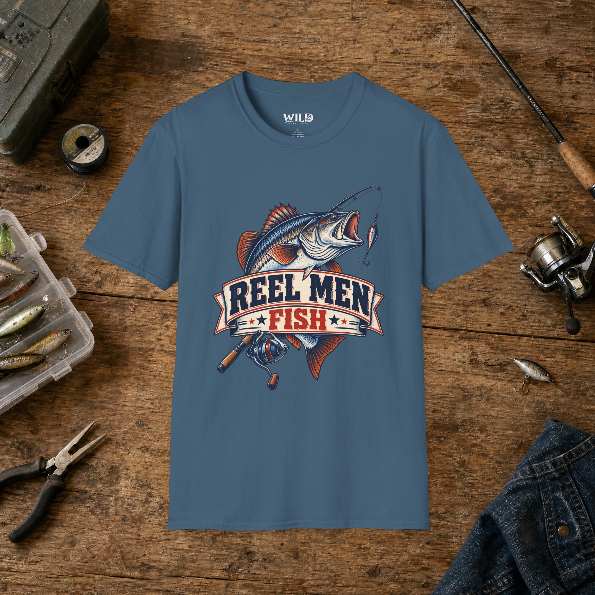 Reel Men Fish T-Shirt