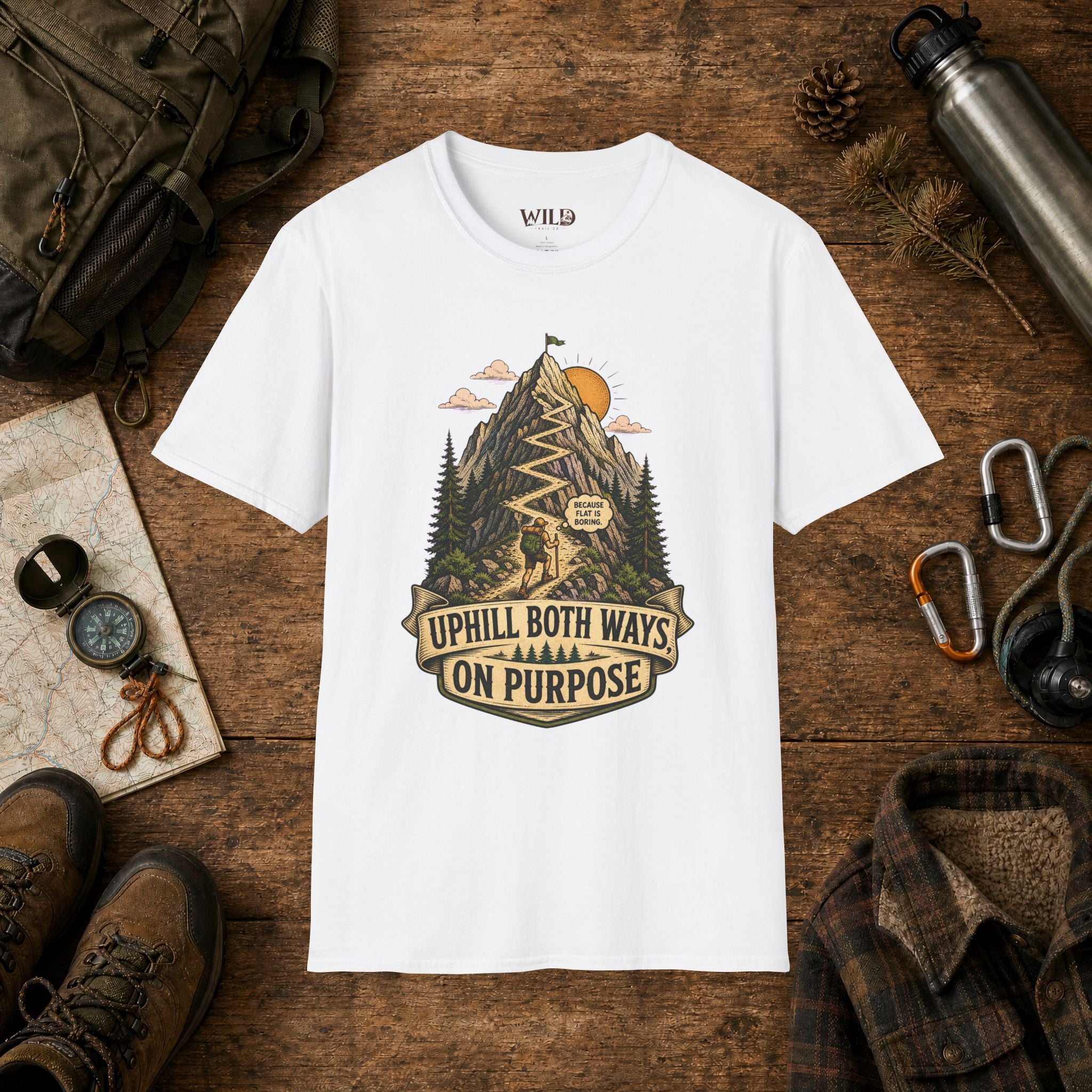 Flat is Boring T-Shirt