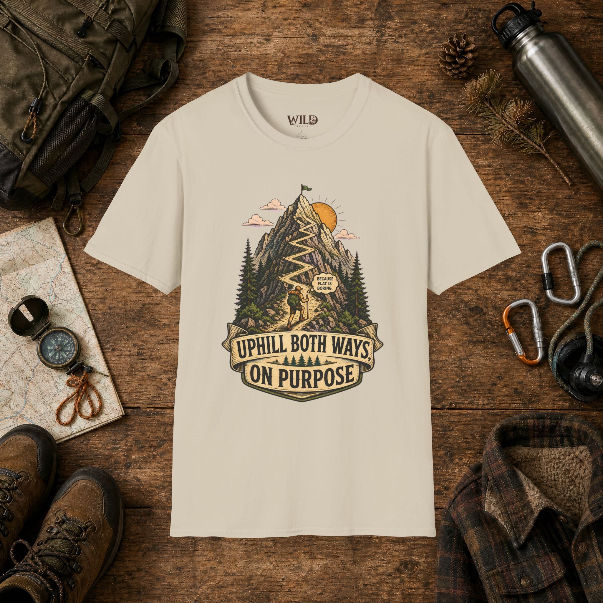 Flat is Boring T-Shirt