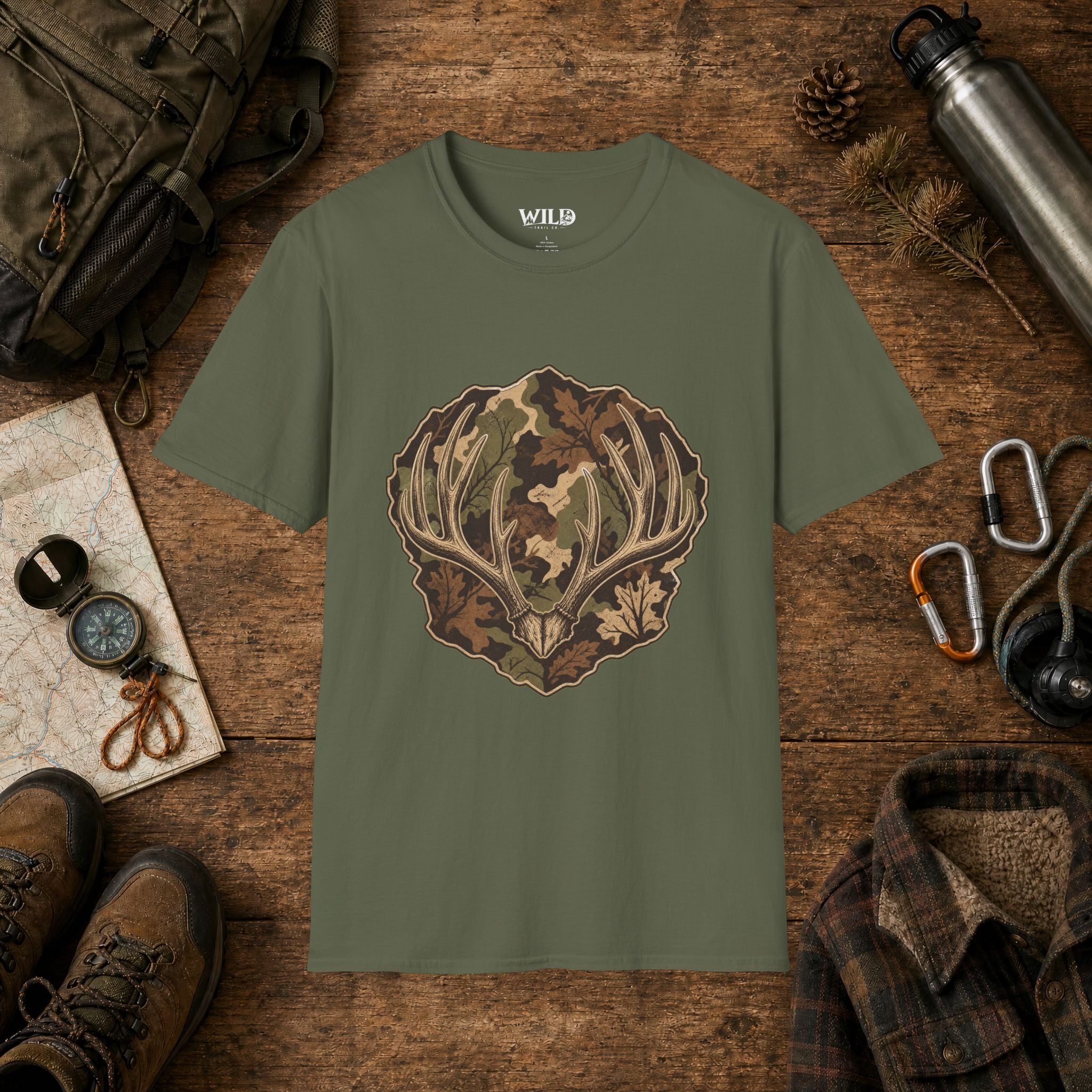 Camouflaged Deer T-Shirt