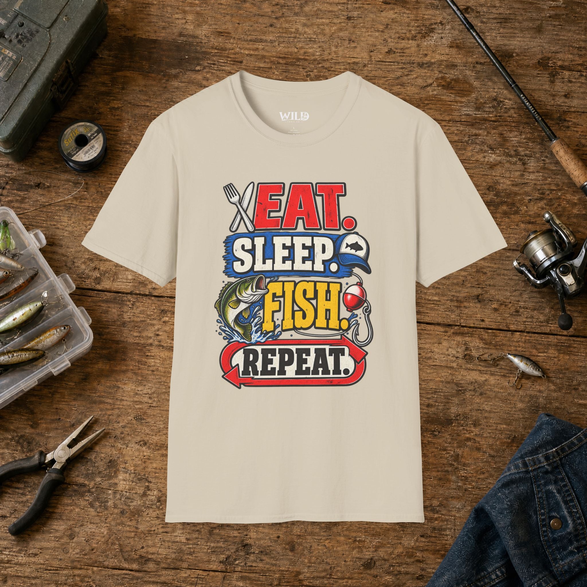 Eat Sleep Fish T-Shirt